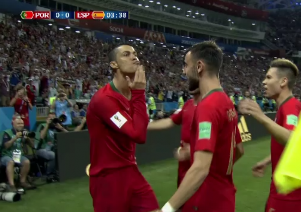 REZUMAT VIDEO | Portugalia 3-3 Spania, primul meci MONDIAL din Rusia 2018! Ronaldo a dat un hat-trick si e primul jucator cu goluri la 8 turnee finale_2