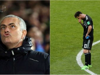 
	La asta chiar nu te-ai fi asteptat! Ce a spus Mourinho despre Messi, dupa penaltyul ratat contra Islandei: comparatie cu SUPERMAN
