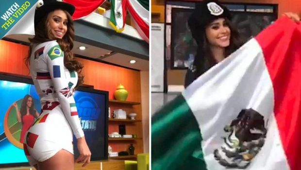 
	VIVA MEXICO! Cum a sarbatorit cea mai sexy prezentatoare victoria cu Germania. VIDEO
