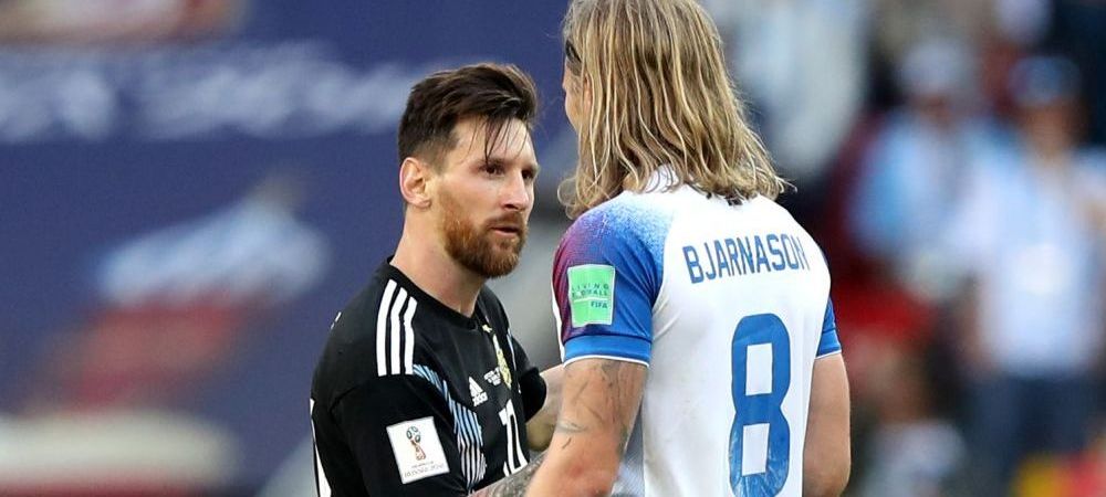Islanda Argentina Birkir Bjarnason Leo Messi
