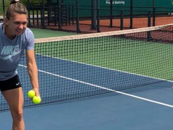 
	&quot;Prima lectie de tenis!&quot; Fotografia cu care Simona Halep a RUPT internetul! Ce a facut azi pe teren. FOTO
