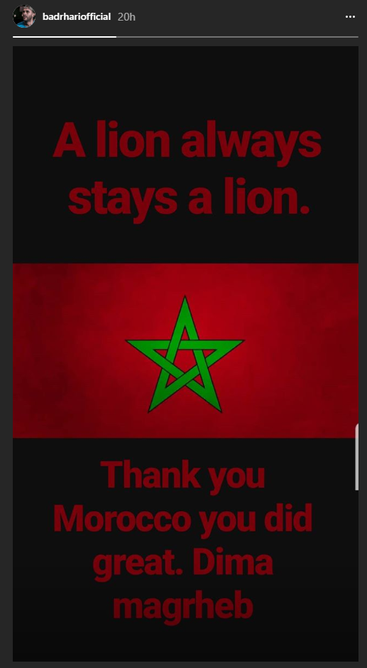 Mesajul lui Badr Hari, dupa ce Maroc a fost eliminata dupa ce nu a primit 2 penalty-uri cu Portugalia_1