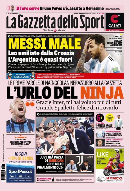 O lume intreaga socata de rusinea Argentinei: "Messi, umilinta istorica!" / "Nimeni nu ne mai salveaza!" Primele pagini ale ziarelor de sport_3