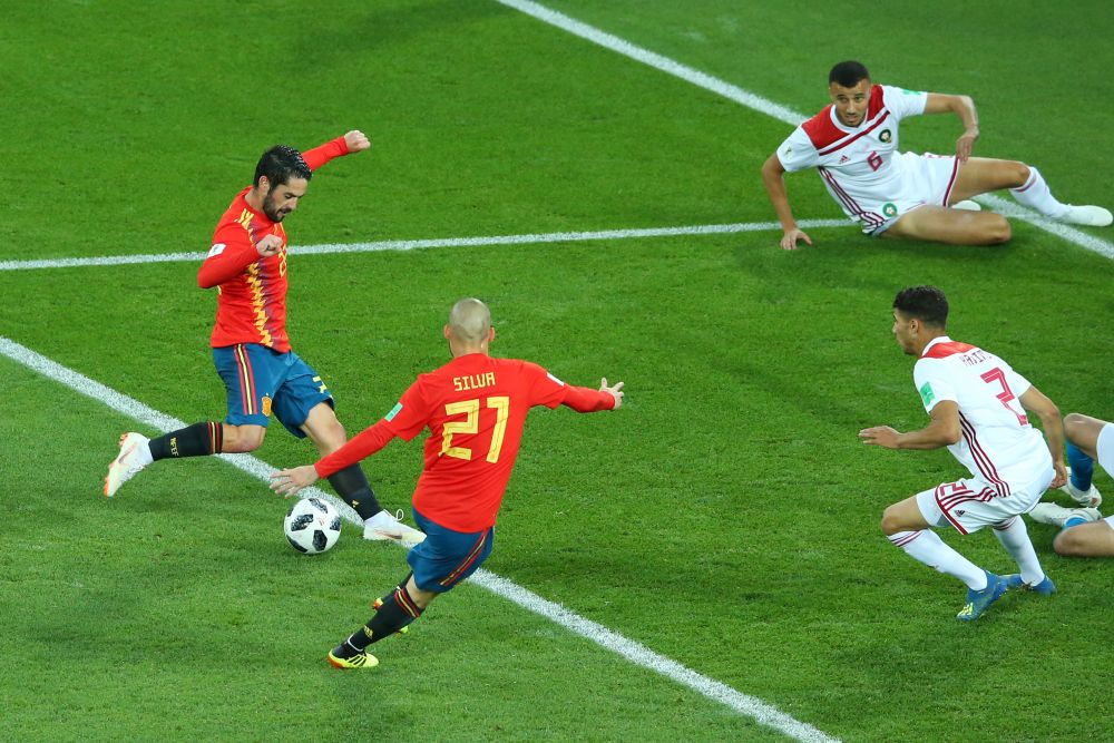 SPANIA 2-2 MAROC, CUPA MONDIALA 2018 | Echipa lui Hierro termina pe primul loc dupa un gol cu calcaiul validat de VAR in PRELUNGIRI_4