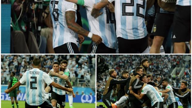 
	Rojo l-a carat pe Messi in optimile Mondialului! LA PROPRIU! Imagini incredibile dupa reusita din minutul 87! Maradona a innebunit in tribuna: a aratat degetul mijlociu
