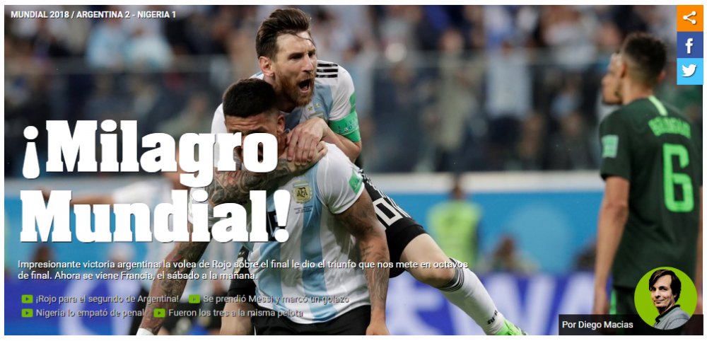 "Miracolul Mondial" | Reactii imediate dupa calificarea dramatica a Argentinei! "O viata in plus pentru Messi"_6