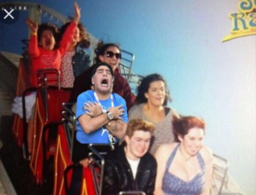 FOTO | Cele mai tari glume pe seama lui Maradona, dupa reactiile nebune de la meciul Argentinei_4