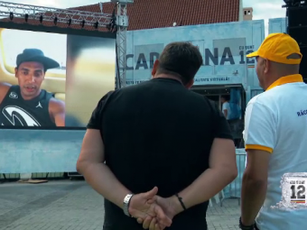 Caravana Eu Sunt 12 a ajuns la Sibiu! Mesaj surpriza din partea lui Eric pentru Cristi Pustai. VIDEO