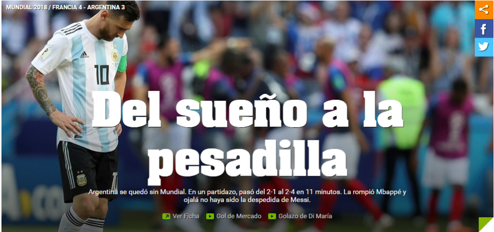 "Mbappe calca peste Messi" | Reactiile presei internationale dupa victoria Frantei! Argentina isi face bagajele_7