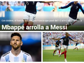 
	&quot;Mbappe calca peste Messi&quot; | Reactiile presei internationale dupa victoria Frantei! Argentina isi face bagajele

