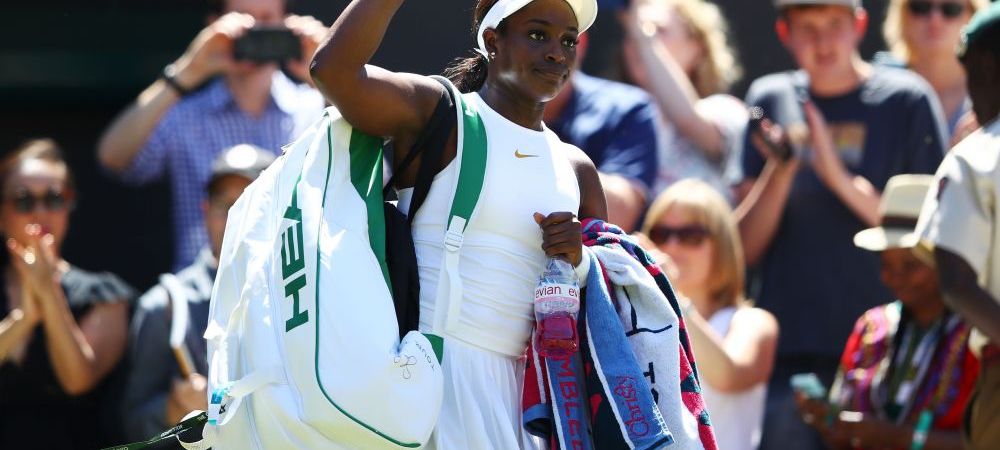 Sloane Stephens eliminare primul tur Simona Halep Wimbledon 2018