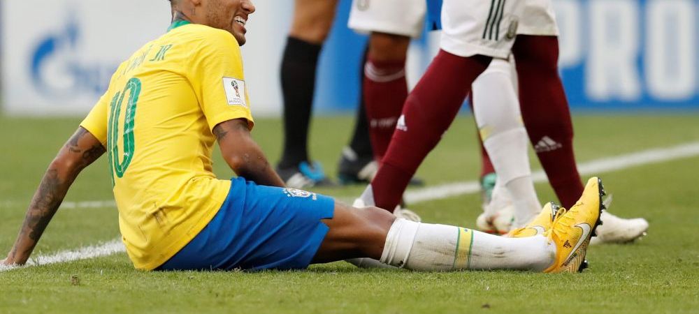 Neymar Brazilia - Mexic Campionatul Mondial de Fotbal CM 2018 Cupa Mondiala 2018
