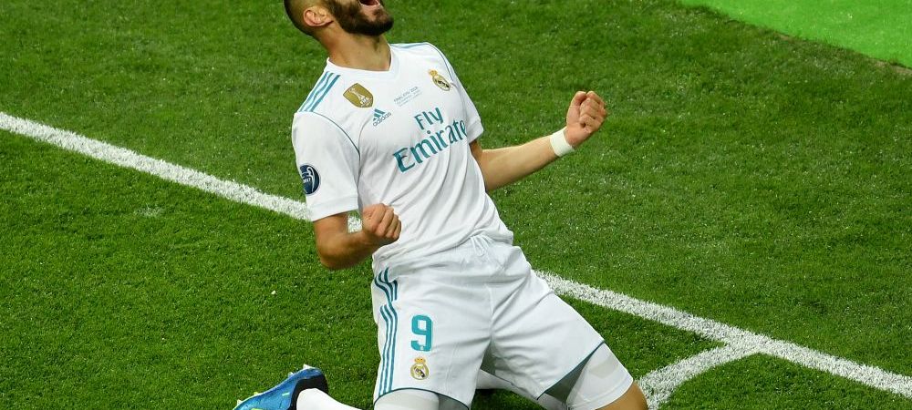 Karim Benzema Florentino Perez Real Madrid Santiago Bernabeu Spania