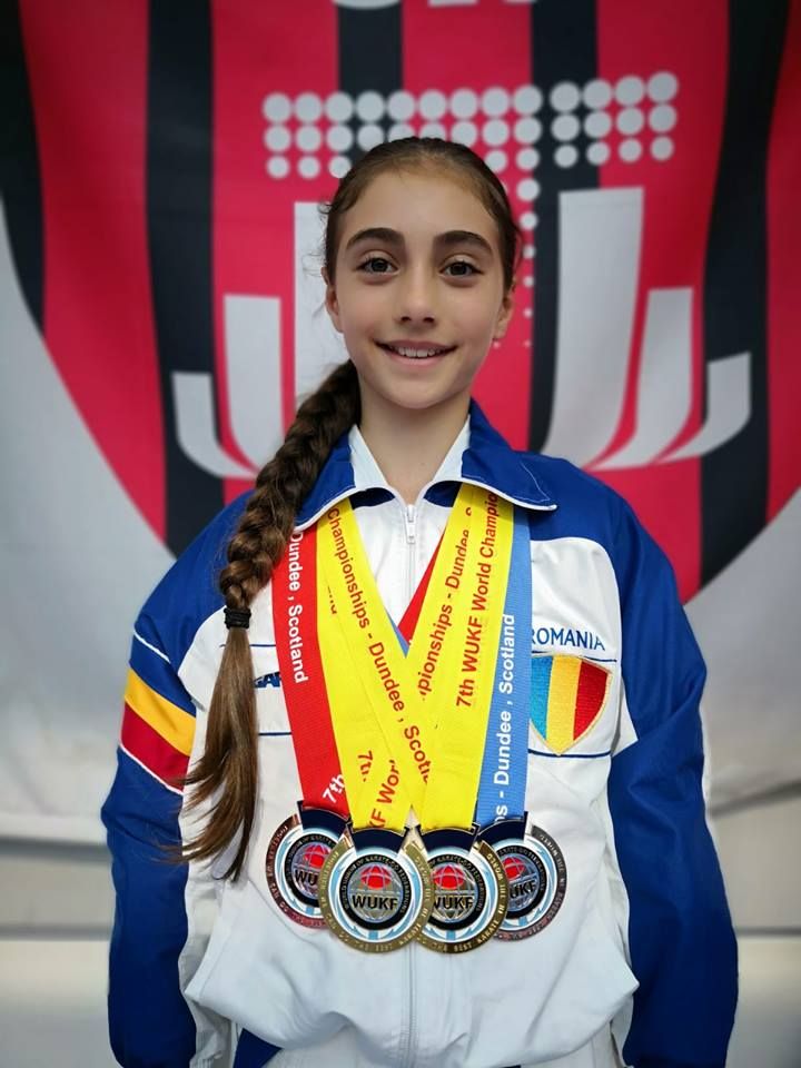 O sportiva de 11 ani din Turda a devenit campioana mondiala la karate_2