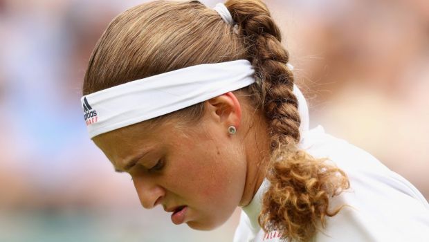 
	CRIZA de nervi pentru Ostapenko la Wimbledon: &quot;M-am lovit singura!&quot; Ce iesire a avut letona
