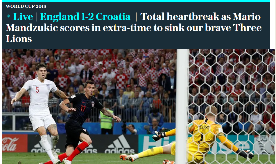 "Mandzukic spulbera visul Angliei" | Reactiile presei engleze dupa eliminarea dureroasa a nationalei in semifinalele Cupei Mondiale!_4