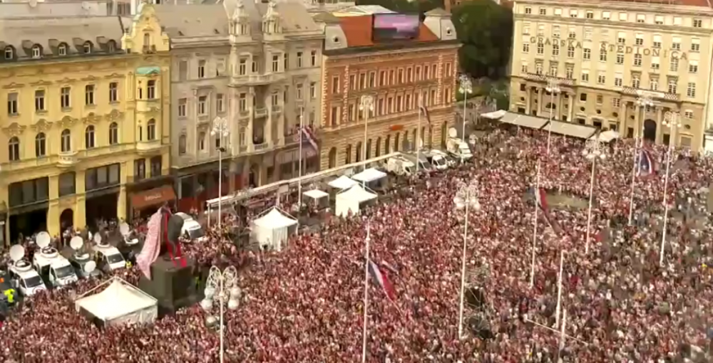 LIVE: 100.000 de croati vad finala in centrul capitalei Zagreb! Transmisiune in direct aici_1