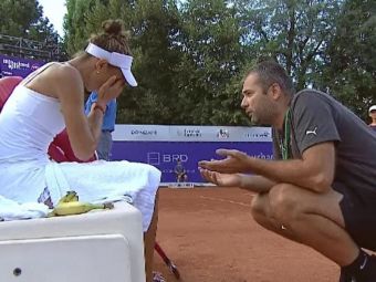 
	Rollercoaster! Mihaela Buzarnescu a izbucnit in lacrimi la Bucharest Open, apoi a revenit fantastic si s-a calificat in sferturi

