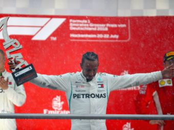 
	VICTORIE pentru Hamilton in Marele Premiu al Germaniei! Vettel a iesit in decor cand conducea cursa FOTO
