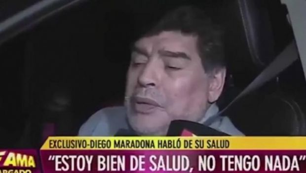 
	Maradona, &quot;ANESTEZIAT&quot; COMPLET la volan! A reusit cu greu sa raspunda la intrebarile unui reporter: VIDEO
