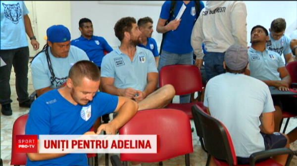 Familia sport! Rugbistii de la Dinamo si CSM Bucuresti au donat sange pentru atleta Adelina Gavrila_1