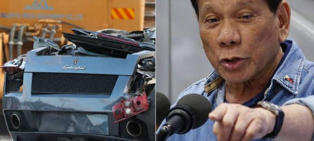 Porsche Filipine Lamborghini masini de lux Rodrigo Duterte
