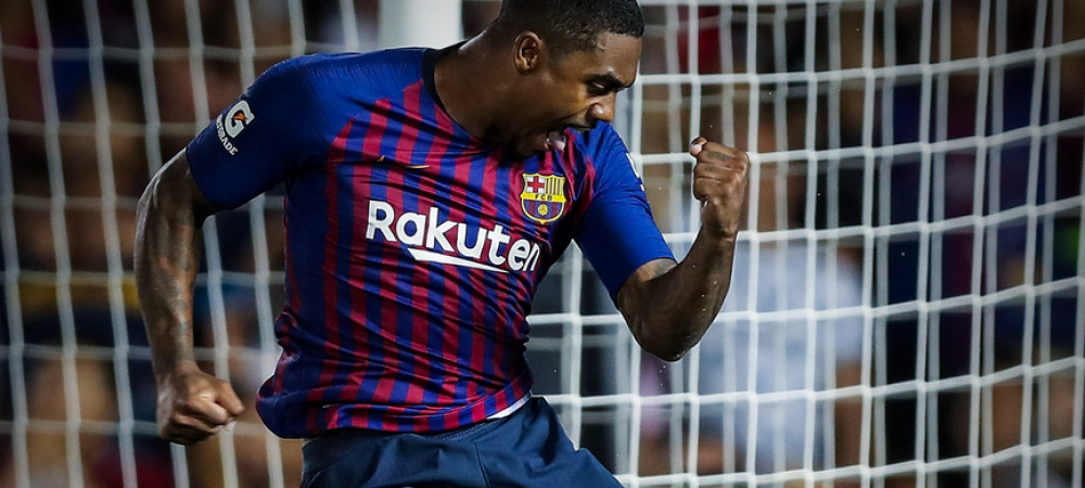 Malcom AS Roma fc barcelona Manchester United Real Madrid