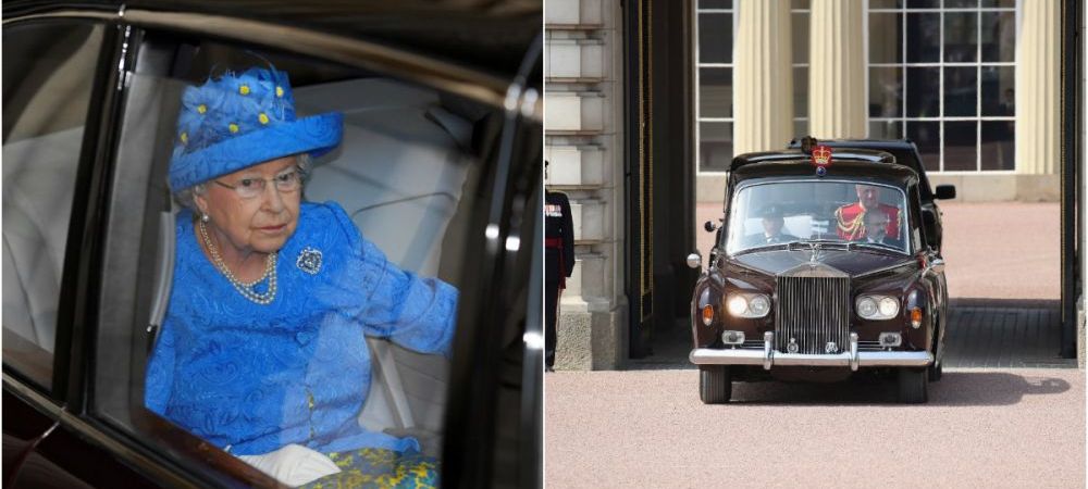 Regina Elisabeta Anglia Marea Britanie Rolls Royce