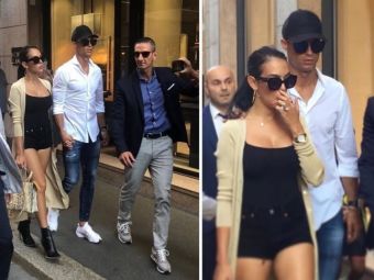 
	Isterie in Italia! Ce s-a intamplat cand Ronaldo a iesit la cumparaturi cu sotia pe strazile din Milano. VIDEO
