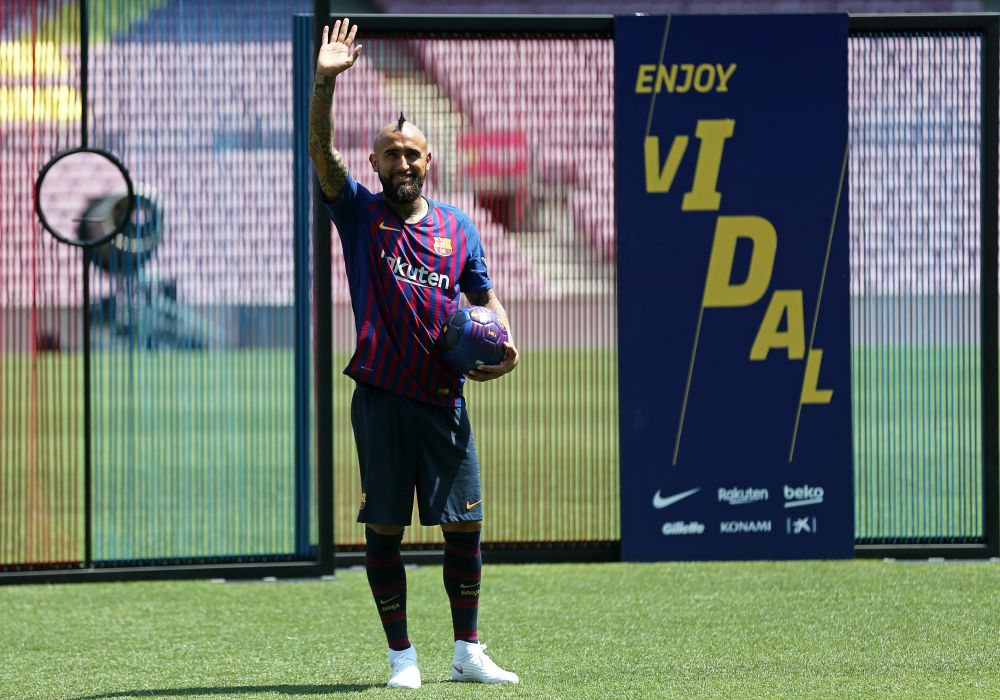 Vidal i-a surprins pe fanii Barcei la prezentarea oficiala: "Nu sunt anti-Madrid!" Clauza uriasa: cat Man si Morutan impreuna :)_2