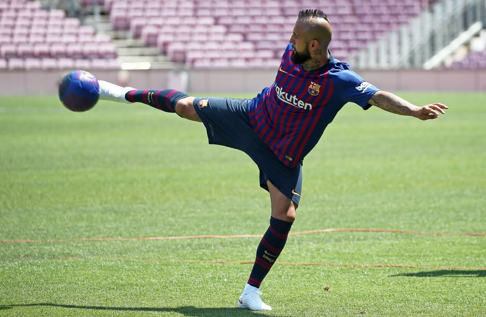Vidal i-a surprins pe fanii Barcei la prezentarea oficiala: "Nu sunt anti-Madrid!" Clauza uriasa: cat Man si Morutan impreuna :)_5