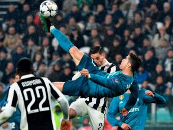 
	Reactia lui Cristiano Ronaldo dupa ce a castigat cursa pentru cel mai frumos gol din Champions League, marcat chiar in poarta lui Juventus
