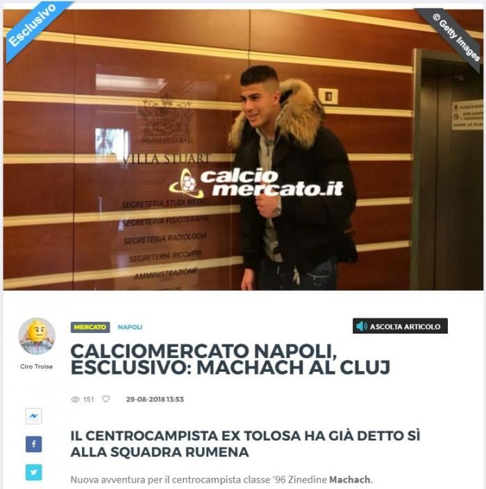 "E o chestiune de ore!" Transfer BOMBA in Liga 1! Un tanar jucator de la Napoli vine sa se lupte pentru titlu_1