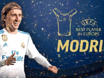 
	FIFA THE BEST | Luka Modric, jucatorul anului in UEFA Champions League! Croatul a luat si titlul pentru cel mai bun mijlocas; Ronaldo, cel mai bun atacant
