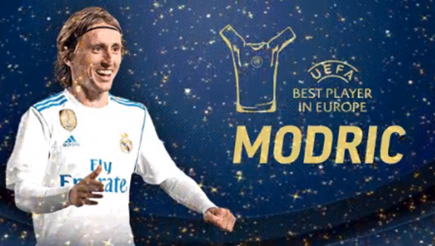 
	FIFA THE BEST | Luka Modric, jucatorul anului in UEFA Champions League! Croatul a luat si titlul pentru cel mai bun mijlocas; Ronaldo, cel mai bun atacant
