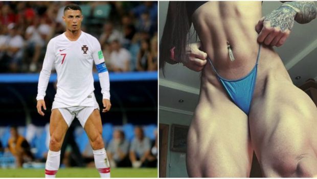 
	E atat de musculoasa incat i se spune &quot;DEMONUL!&quot; Cine e femeia care il umileste pe Ronaldo la grosimea picioarelor. FOTO
