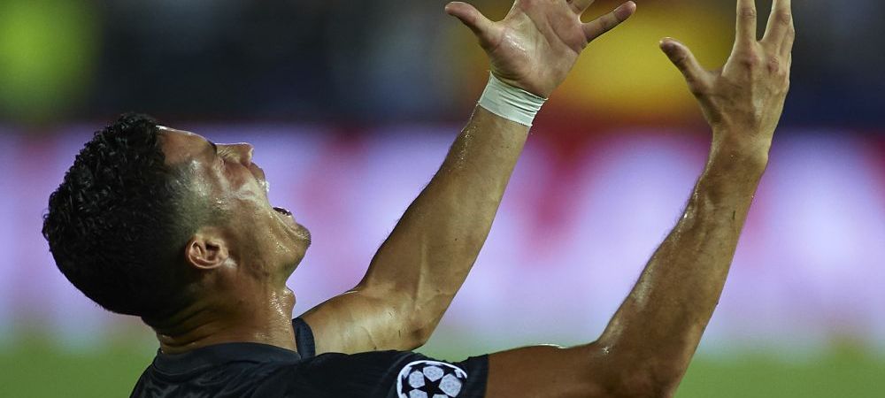 Cristiano Ronaldo cartonas rosu eliminare juventus Valencia