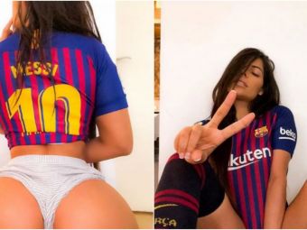 
	Pictorial XXX in semn de protest! Cea mai sexy fana a Barcelonei NU e de acord cu noile tricouri si il face praf pe Bertomeu
