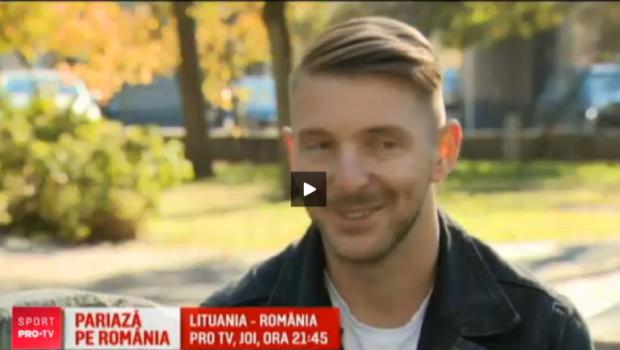 
	Antal, golgheterul Lituaniei: &quot;Nu va temeti, nu vom avea probleme joi seara!&quot; Meciul e in direct la PRO TV
