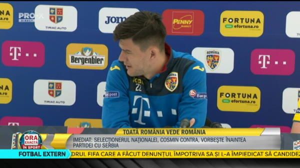 
	ROMANIA - SERBIA, DUMINICA 16.00 PRO TV | &quot;Va fi un meci de care pe care!&quot; Mesajul capitanului nationalei pentru echipa de tineret
