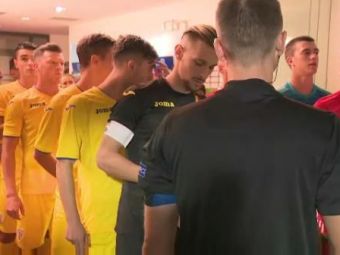 
	Cum s-au antrenat jucatorii Romaniei U21 in vestiar inaintea meciului decisiv cu Liechtenstein
