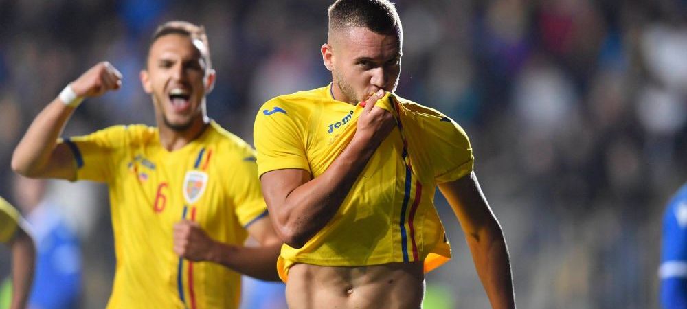 Romania U21 EURO 2019 George Puscas Nationala de tineret