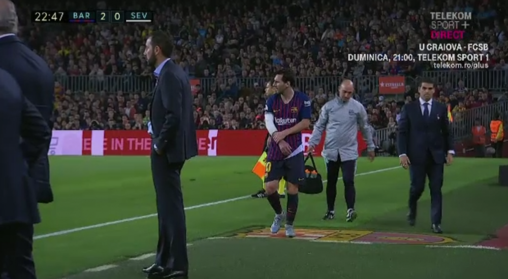 Primul verdict al medicilor pentru Messi! Cat poate lipsi de pe teren dupa ce a iesit cu mana imobilizata din meciul cu Sevilla_2