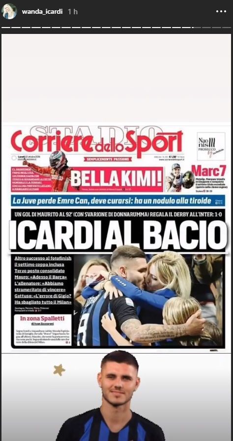 INTER - MILAN 1-0 | Icardi, imaginea etapei in Serie A! A dat golul victoriei si s-a sarutat cu femeia pentru care i-a declarat RAZBOI lui Messi! FOTO_1