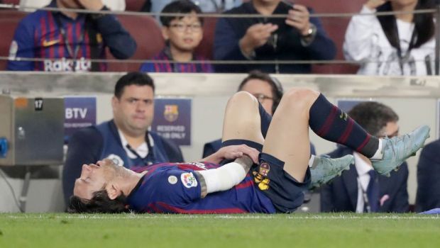 
	Primele imagini cu Lionel Messi dupa ce si-a rupt mana! Cum a fost surprins argentinianul | FOTO
