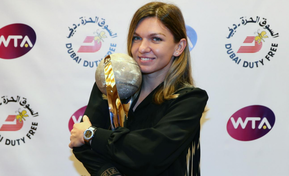 Simona Halep, inca un trofeu primit din partea WTA_1