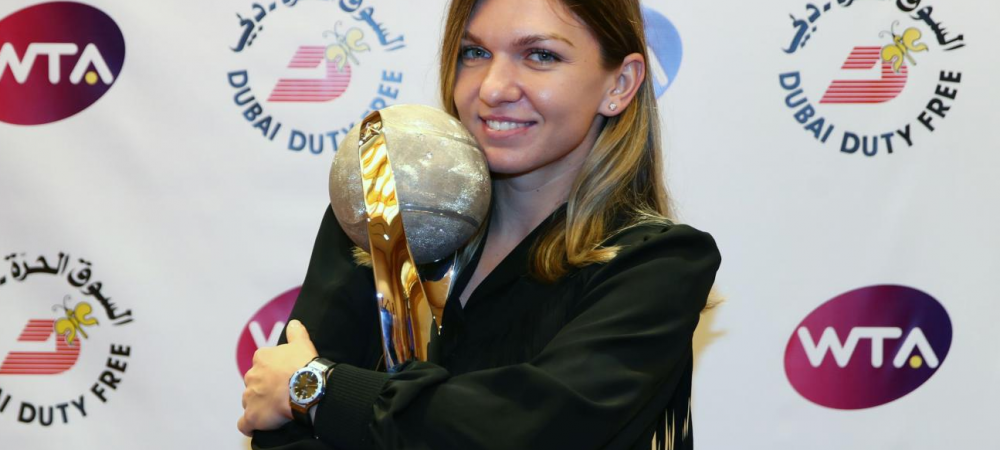 Simona Halep trofeu WTA