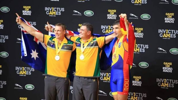 Romania a cucerit doua medalii de aur la Jocurile Invictus. FOTO