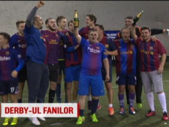 
	Barca si Real s-au infruntat la Bucuresti cu 3 zile inaintea derby-ului de pe Camp Nou! Fanii lui Messi i-au invins pe suporterii lui Ramos
