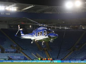 
	Ce ar fi cauzat prabusirea elicopterului in care se afla patronul lui Leicester. Politia a raspuns imediat
